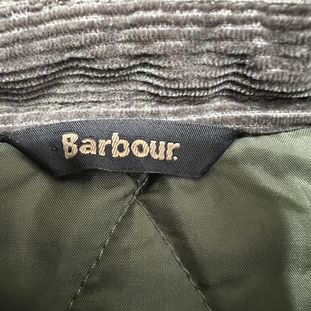 Barbour Heritage Liddesdale Quilted Jacket Coat Women's 12 Olive Green - Picture 12 of 16